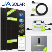 Balkonkraftwerk 1130W mit Speicher 2240W. JA Solar®...