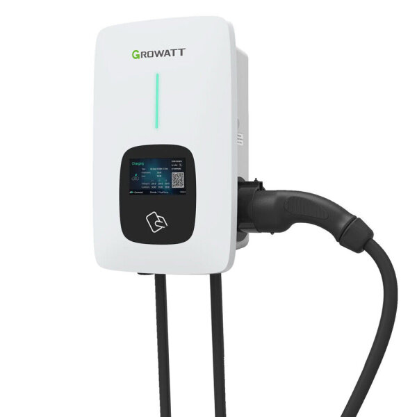 GROWATT® EV Ladegerät THOR 11AS-P-V1 (WiFi, RFID) LCD-Funktion