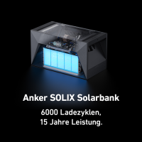 ANKER® Stromspeicher Balkonkraftwerk ANKER SOLIX Solarbank E1600 1600 Wh Solarspeicher