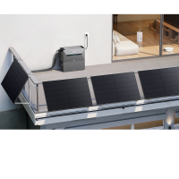 Komplettset mit Speicher 1760WP Balkonkraftwerke – Mit JA Solar® 4x440Wp Bifazial Glas-Glas Module und Anker® SOLIX 3200Wp Solarbank 2 E1600 Pro und Smarter Zähler